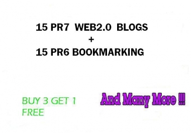 Hummingbird safe 15 PR7 Web2 Blogs and 15 PR6 Social Bookmarking
