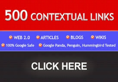 Let Build 500 EDU And Academic Contextual Backlinks