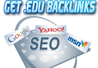 create 300 Edu Backlinks to advance your website's rankings