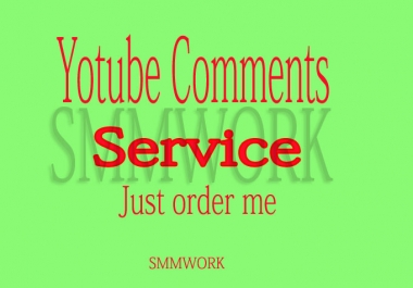 YouTube Custom 50 Comments in Your Video only