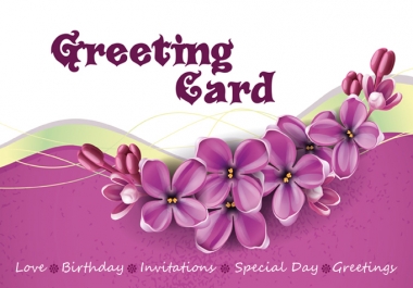 Get elegant and Creative any occasion Greeting card for