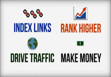 1000 Submitted Guaranteed Backlinks Indexing Service to Each URL entered