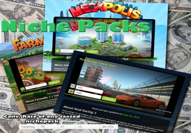 CPA Landing Page + Video Service NICHE PACKS,  ENGLISH VOICEOVER