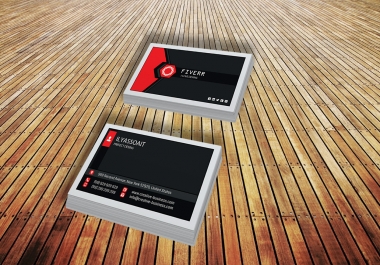 i will design 4 modern business card and a minimum