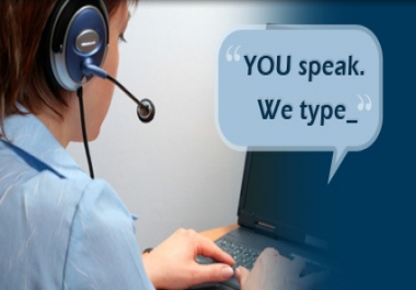 I can do Audio Transcription