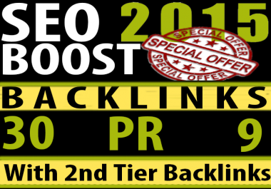We manually do 30 PR9 to PR6 Safe SEO High Pr Backlinks 2015 Best Results