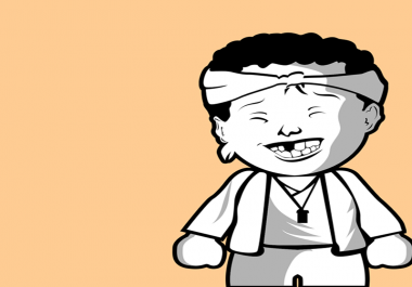 I will create AMAZING FLATSTYLE portrait caricature