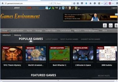 I will create a gaming site Wordpress