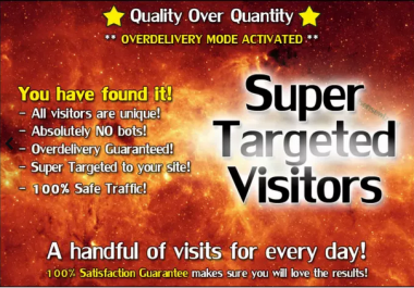 I will send Super TARGETED Traffic with Safe Adsense Earning to your Site or Blog