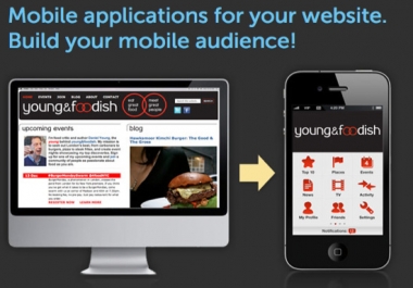I will convert your website to Mobile App Android / iOS