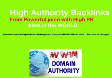 Manual 55 PR9 High Authority Backlinks for Ranking Up Site or Video