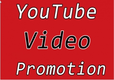 Organic YouTube video Promotion