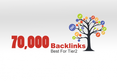 70,000 Tier 2 Backlinks for Unbeatable Results