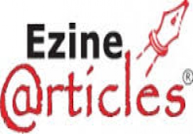 I will write or guest post on Ezinearticles