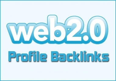 Create 100 High PR Web 2.0 Profile Backlinks