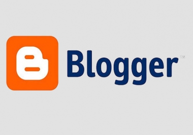 create blogger blog with content
