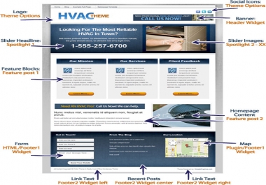 5 page website design