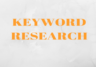 Research 5 low competition keywords
