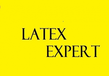 I will write or fix your LaTeX document or macros