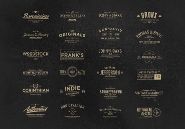 deliver more than 1000 Logo & Badge Type Vintage T-Shirt Templates