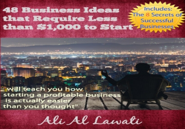 48 Business Ideas that Require Less than 1,000 to Start