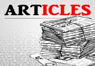 write 100 original articles of 1000 word each