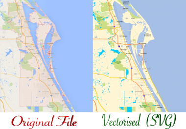 Vetorise Complex Map