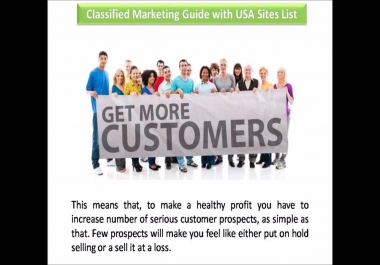 post your ads 40 times on Different High PR classified website in USA,  UK,  Canada,  Australia