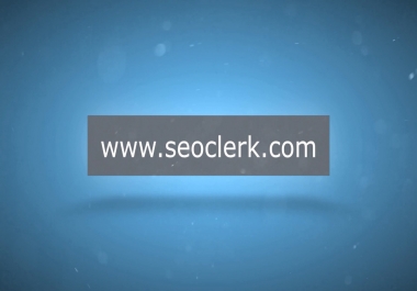 Make Amazing video intro animations For Logo and web address