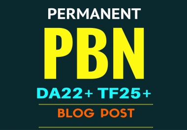 Exclusive Rank Authority 10 PBN blog post TF20+ PA20+ for you on my private blog network