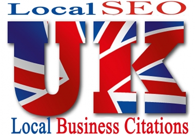 I Will Do 50 UK Local Citations For Your Local Business ranking.
