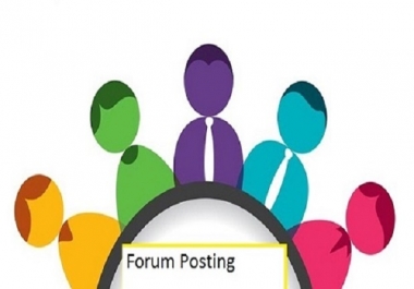 Forum posting Is the 40 to get 100 Organic Traffic on you blog or web site.