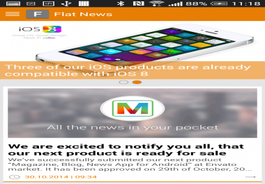 Develope your Wordpress blog Android App