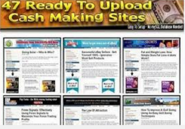 give you 47 Ready made Clickbank,  Adsense and Amazon Websites