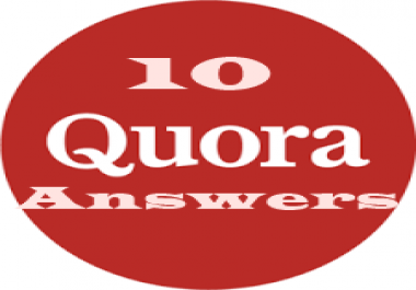 give 10 Quora answers for increase your website traffic