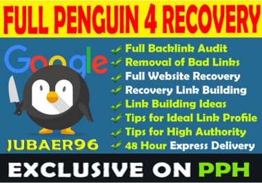 Full Penguin 4 Recovery and Link Building for reRank