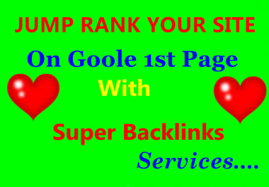 Boost your Ranking with High PR9 to PR4 and High PA-DA Quality Backlinks
