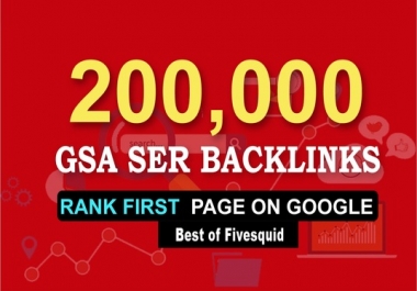 Do 100,000 Gsa Ser Quality Backlinks For Seo
