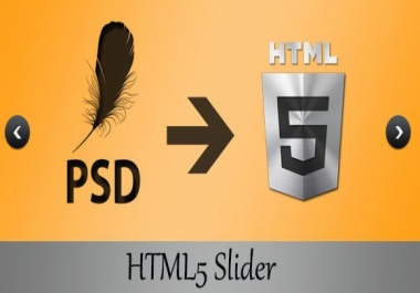 Covert PSD to HTML from professional Web Designer