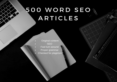 I Wil Write 3 500 Word Quality SEO Articles for your blog