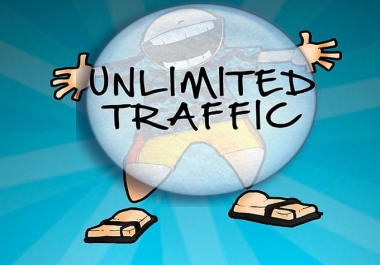 Get UNLIMITED genuine real traffic to your website for one month