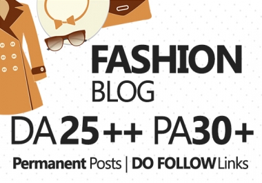 I will do Guest Post in Fashion blog