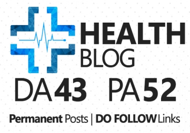 Make Guest Post in Health Blog
