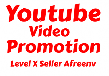 HIGH QUALITY YOUTUBE VIDEO PROMOTION 5k