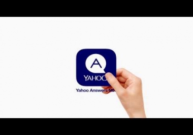 13 Yahoo Answers with your website link From 4 level Account