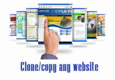develop a clone of any website