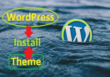 Install WordPress & WP theme with security.