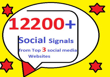 12200+ HQ Mixed Seo Social Signals from Top 3 social media sites PR9 LinkedIn pinterest