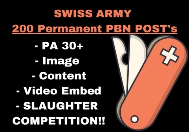 ULTIMATE 200 PERMANENT POST's Tumblr PBN PA30+ TF 30+ SLAUGHTER COMPETITION