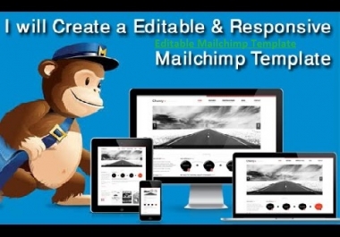 Outline Responsive And Editable Mailchimp Template